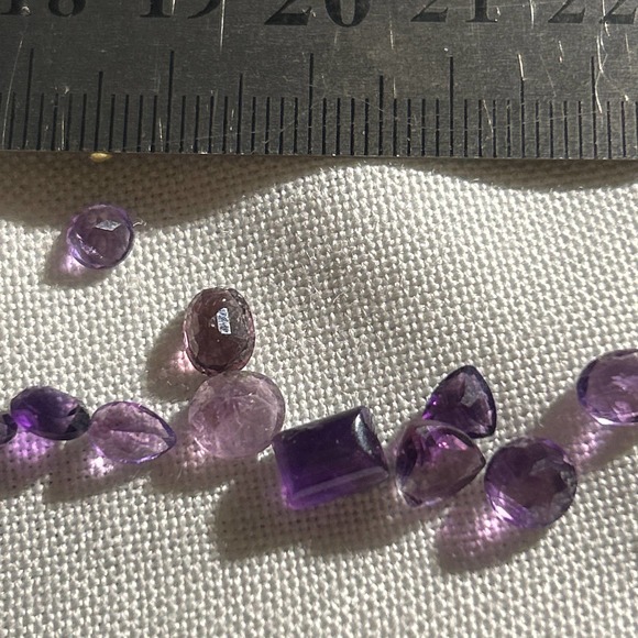 Every stone cut birthstones, color, pick your shape and color five stones$20. - Picture 2 of 5